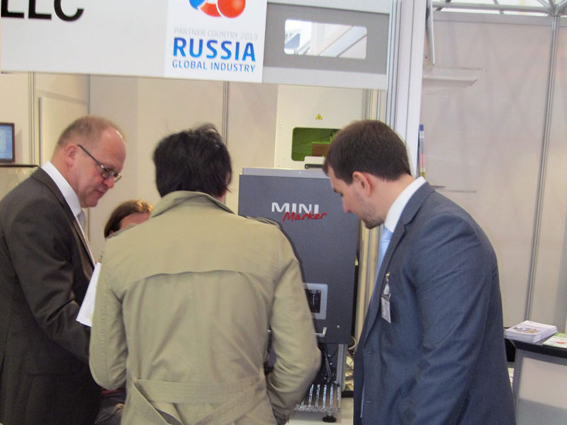 During Hannover Industrial Exhibition Russia was presented not only by the companies of national patrimonyn - GASPROM and ROSNEFT, but also by high-tech companies, such as Laser Center